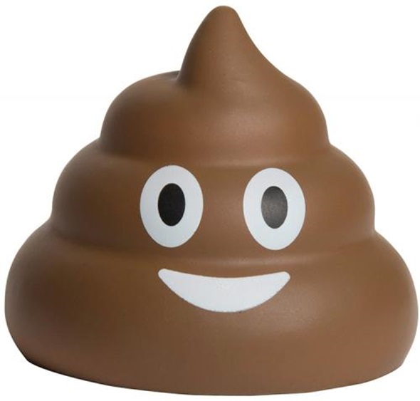poo emoji stress ball